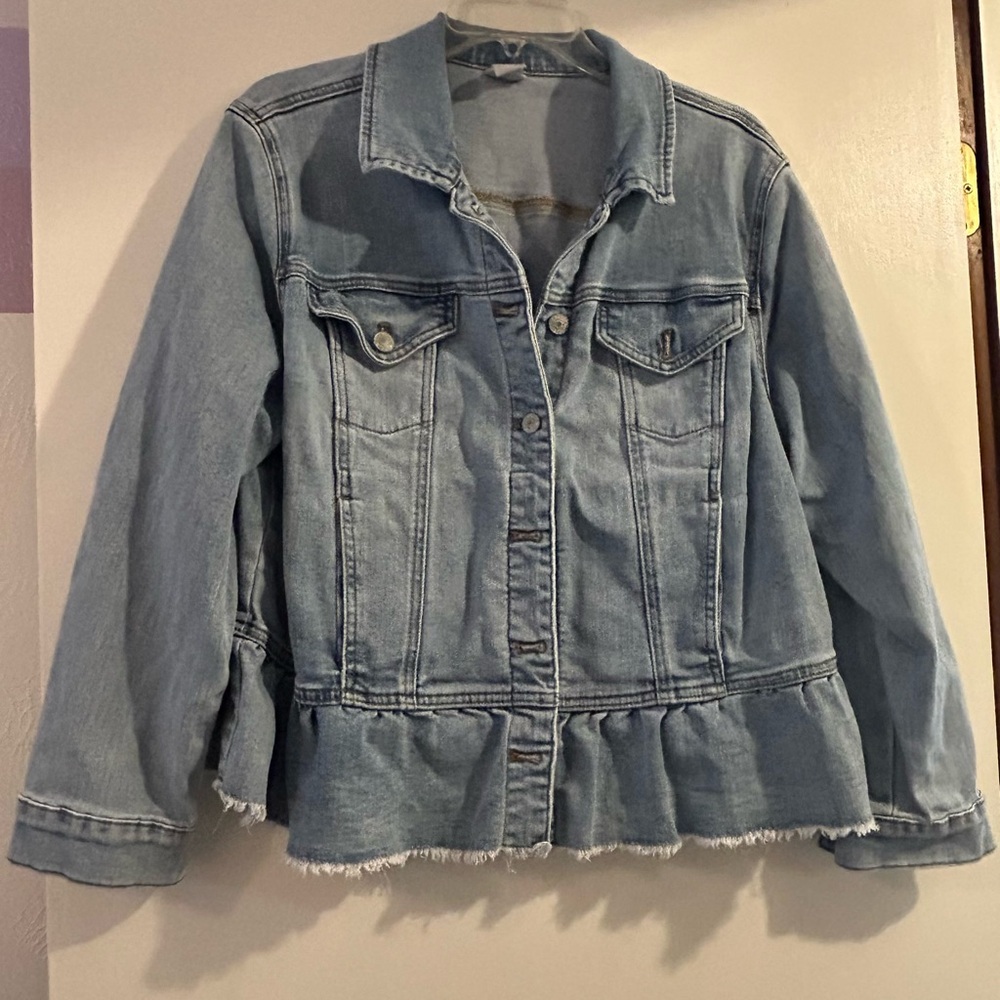 Chico’s Light Wash Denim Jacket